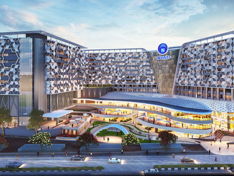 Available bare shell 8628 sqft office space near Reliance Mart, Kharadi-Pune